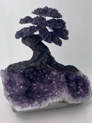 Amethyst Bonsai Tree Sculpture