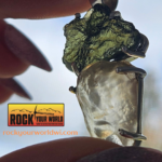 Pendent - Moldavite + Libyan Desert Glass